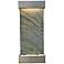 Classic Quarry 58" Jera Slate Stainless Steel Wall Fountain