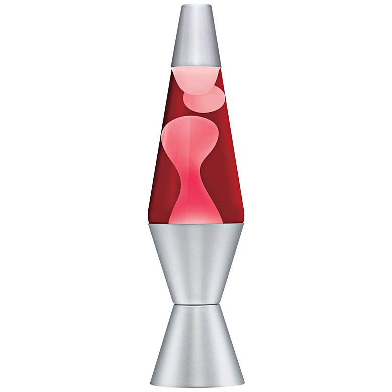 Image 1 Classic Red Liquid and White Wax Lava&#174; Lamp