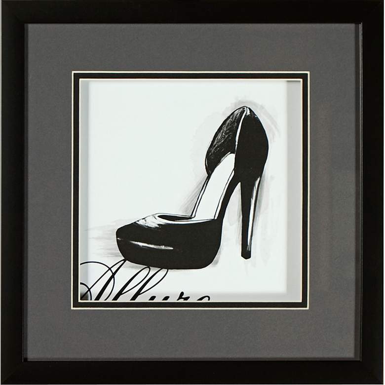 Image 1 Classic Stiletto I 14 inch Square Framed Wall Art