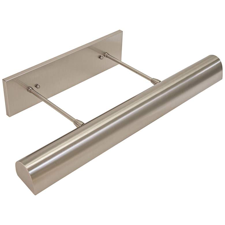 Image 1 Classic Traditional 24" Wide Satin Nickel LED Picture Light