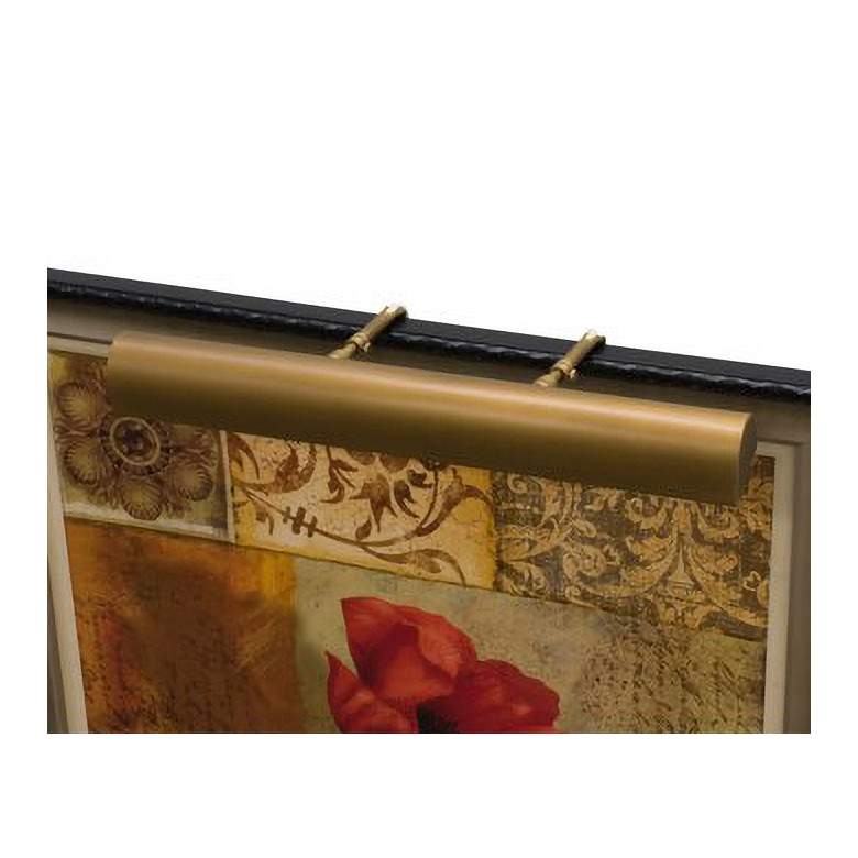 Image 1 Classic Traditional 24" Wide Weathered Brass Picture Light