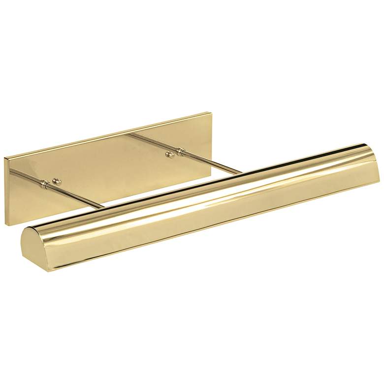 Image 1 Classic Traditional 24"W Polished Brass LED Picture Light