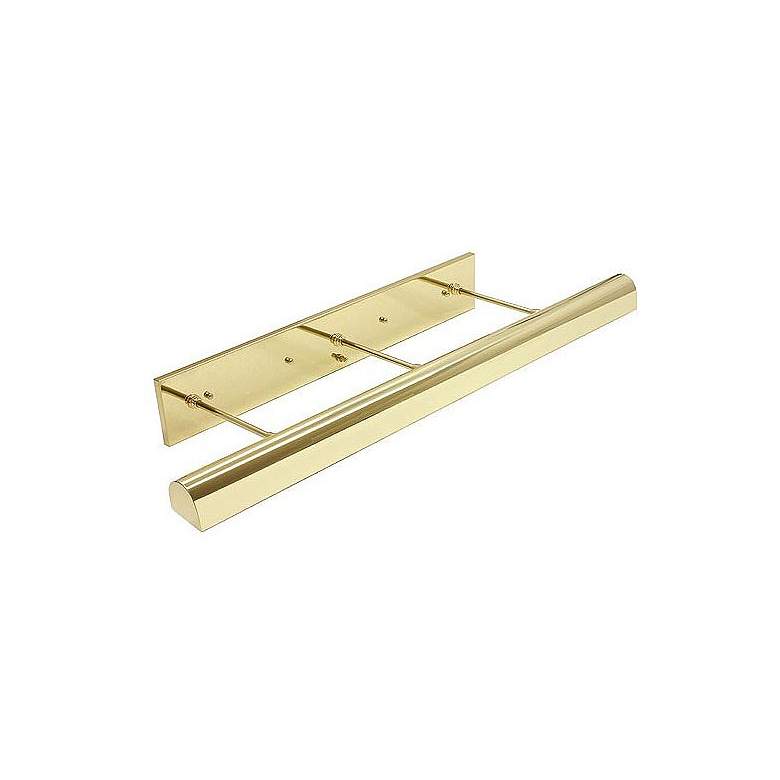 Image 1 Classic Traditional 36" Wide Polished Brass Picture Light