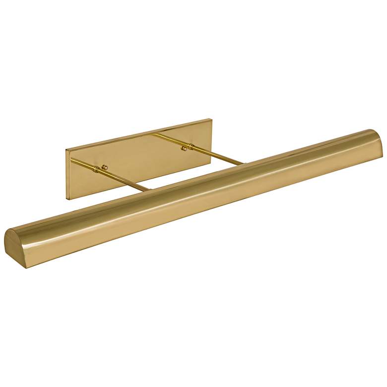 Image 1 Classic Traditional 36"W Polished Brass LED Picture Light
