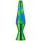 Classic Yellow and Blue Green Metallic Official Lava® Lamp
