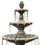 2_Classical Finial 86" High Relic Nebbia 4-Tier Outdoor Fountain more views