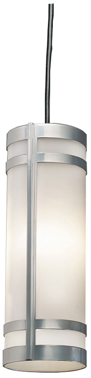 Classics 11.75" High Medieval Bronze|Opal Acrylic Pendant LED Retrofit