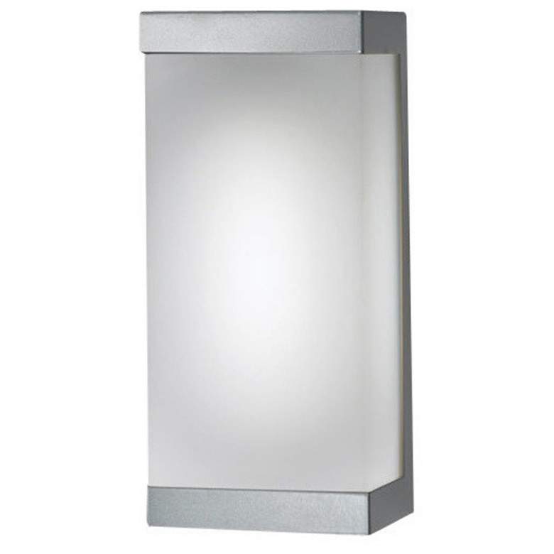 Image 1 Classics 11 3/4 inch Satin Pewter and Opal Acrylic Sconce LED