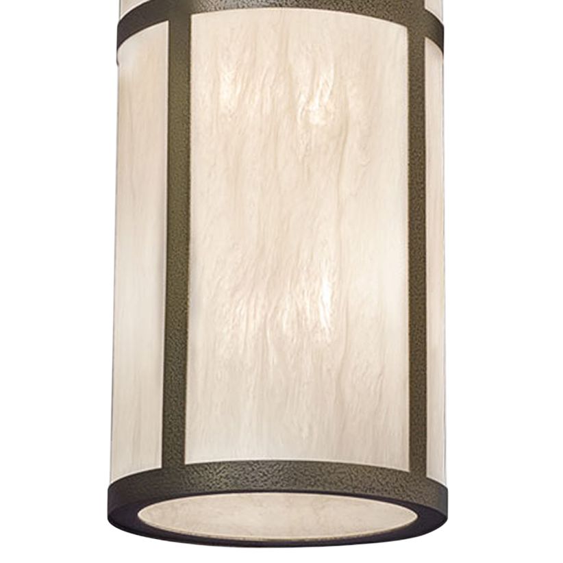 Image 2 Classics 12" Wide Smokey Brass|Caramel Onyx Pendant 0-10V LED more views