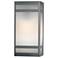 Classics 13 3/4" Satin Pewter and Opal Acrylic Sconce LED