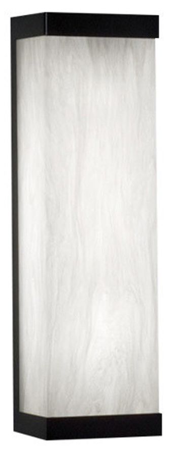 Classics 17.75" High Black|White Swirl ADA Sconce 0-10V LED