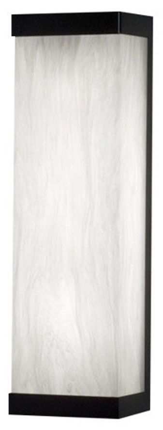 Classics 17.75" High Black|White Swirl ADA Sconce LED Retrofit