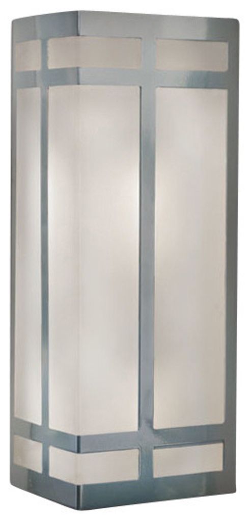 Classics 17.75" High Chrome|Opal Acrylic Interior Sconce 0-10V LED