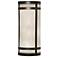 Classics 17 3/4" Bronze Age and Faux Alabaster Sconce LED