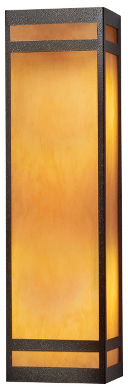 Classics 23.75" High Bronze Age|Tea Stained Exterior Sconce