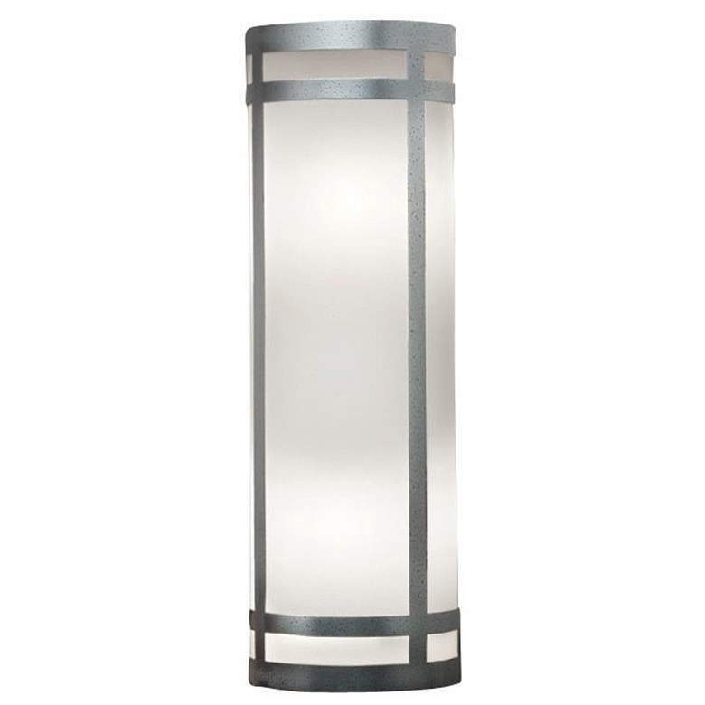 Image 1 Classics 23 3/4 inch Smoked Silver and Opal Acrylic Sconce LED