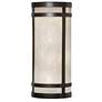 Classics 23 3/4" Smoked Silver and Opal Acrylic Sconce
