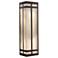 Classics 23 3/4"H Dark Iron and Faux Alabaster Sconce LED