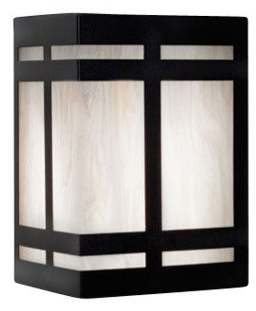 Classics 9.75" High Black|White Swirl Interior Sconce Triac LED