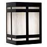 Classics 9 3/4" High Black and White Swirl Exterior Sconce