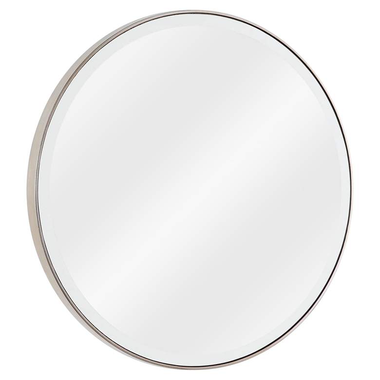 Image 1 Classics Carmen Silver 30 inch Round Wall Mirror