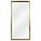 Classics Natural Brass 24" x 48" Wall Mirror