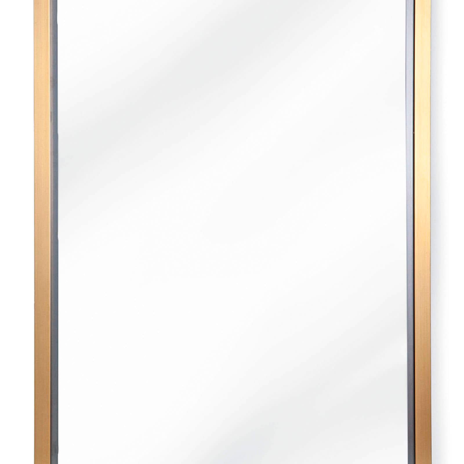 Image 5 Classics Natural Brass 24" x 48" Wall Mirror more views