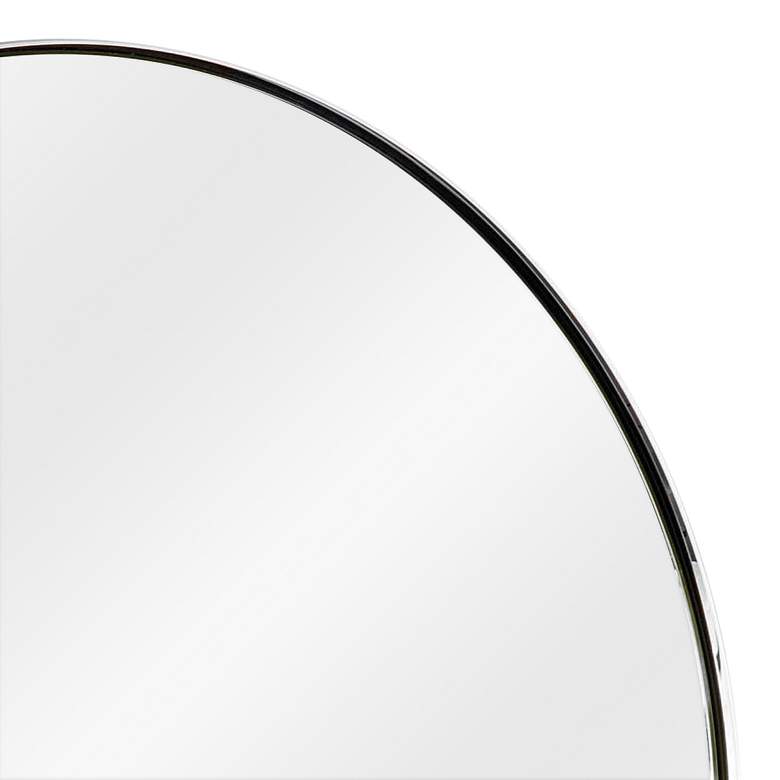 Image 2 Classics Rowen Polished Nickel 30" Round Wall Mirror more views