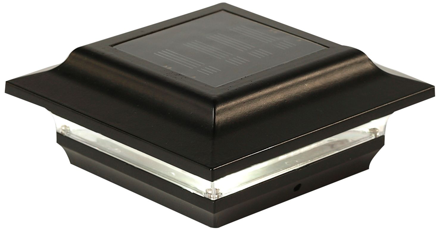 Thumbnail1 of Classy Caps 4 In. x 4 In. Imperial Solar Post Cap - Gloss Black