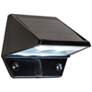 Watch A Video About the Canarsie Black Outdoor Solar LED Deck Light