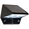 Classy Caps Canarsie 3 1/2" Wide Black Outdoor Solar LED Deck Light