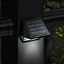 Watch A Video About the Canarsie Black Outdoor Solar LED Deck Light