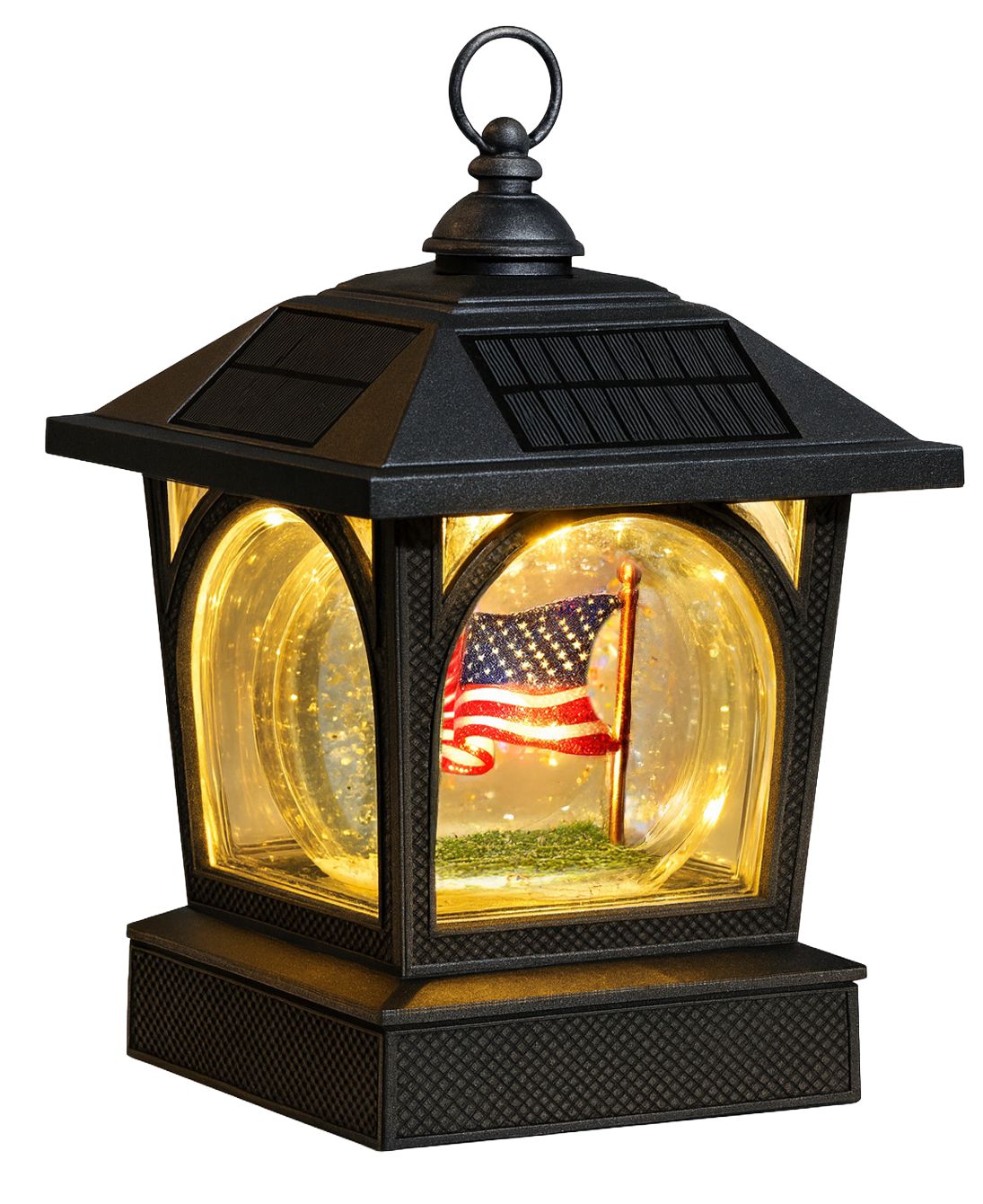 Classy Caps Solar USA Patriot Table Lantern/Post Cap