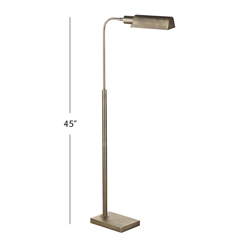 Image 3 Clatsop Antique Brass Pharmacy Floor Lamp more views