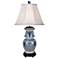 Claude 30 1/2" Traditional Blue and White Porcelain Table Lamp