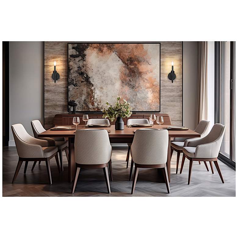Image 2 Claudelle by Z-Lite Matte Black 1 Light Wall Sconce more views