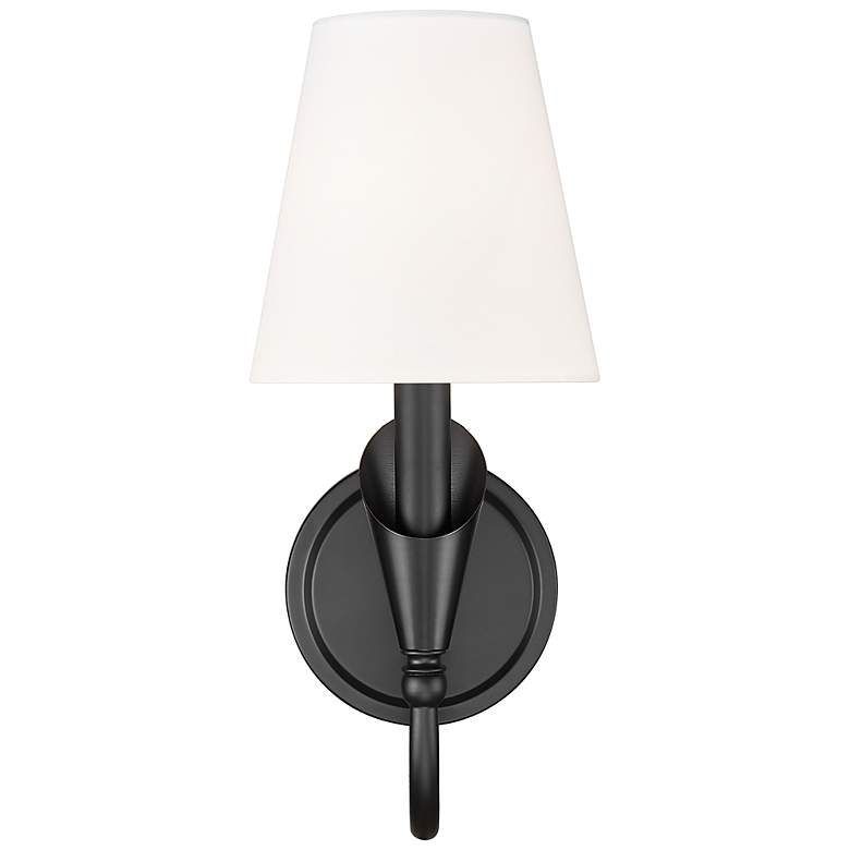 Image 4 Claudelle by Z-Lite Matte Black 1 Light Wall Sconce more views