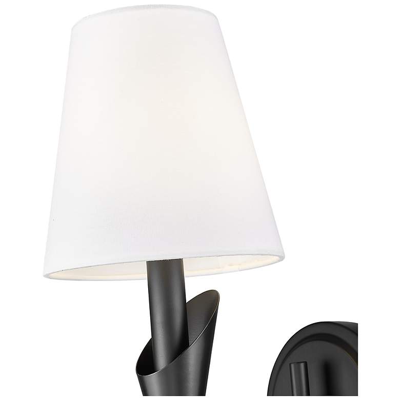 Image 6 Claudelle by Z-Lite Matte Black 1 Light Wall Sconce more views