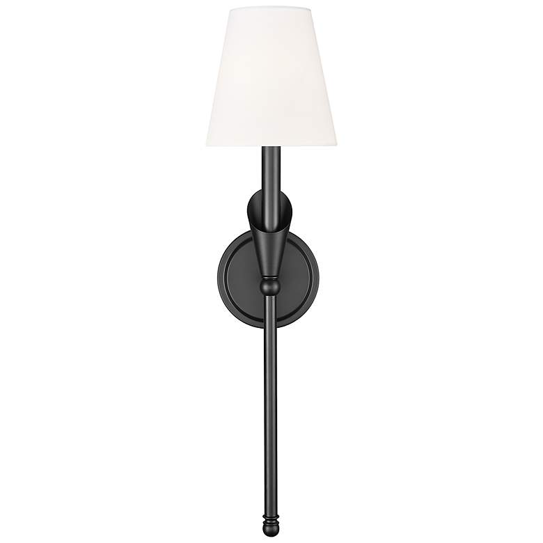 Image 4 Claudelle by Z-Lite Matte Black 1 Light Wall Sconce more views