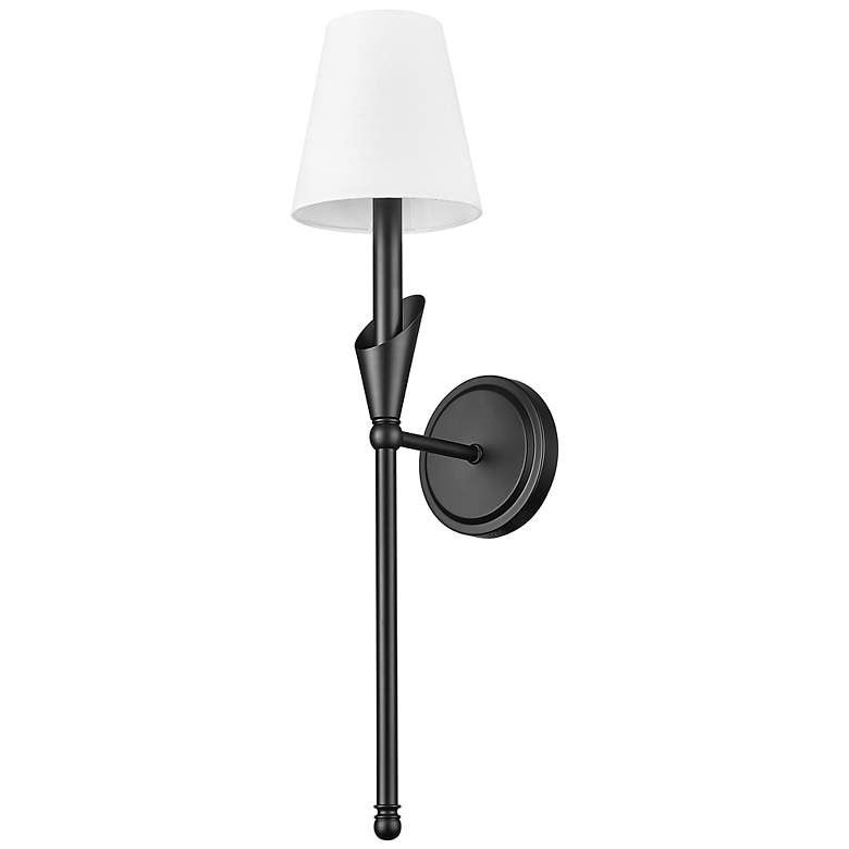 Image 7 Claudelle by Z-Lite Matte Black 1 Light Wall Sconce more views