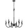4_Claudelle by Z-Lite Matte Black 6 Light Chandelier more views