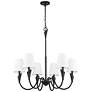 7_Claudelle by Z-Lite Matte Black 6 Light Chandelier more views
