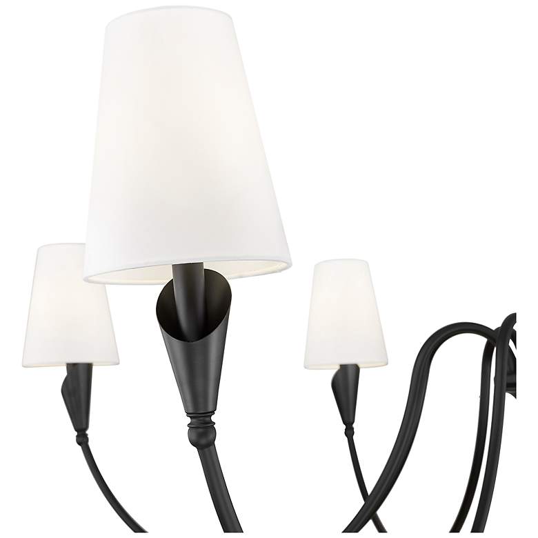 Image 6 Claudelle by Z-Lite Matte Black 8 Light Chandelier more views