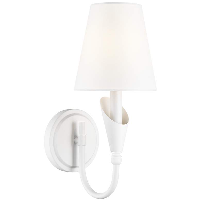 Image 1 Claudelle by Z-Lite Textured White 1 Light Wall Sconce