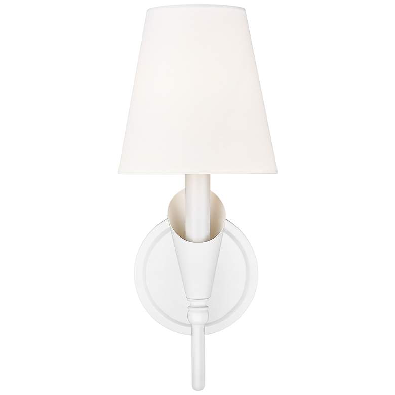 Image 4 Claudelle by Z-Lite Textured White 1 Light Wall Sconce more views