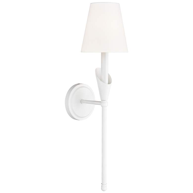 Image 1 Claudelle by Z-Lite Textured White 1 Light Wall Sconce