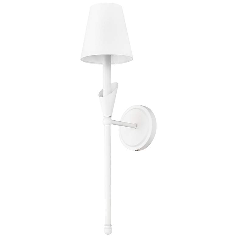 Image 7 Claudelle by Z-Lite Textured White 1 Light Wall Sconce more views