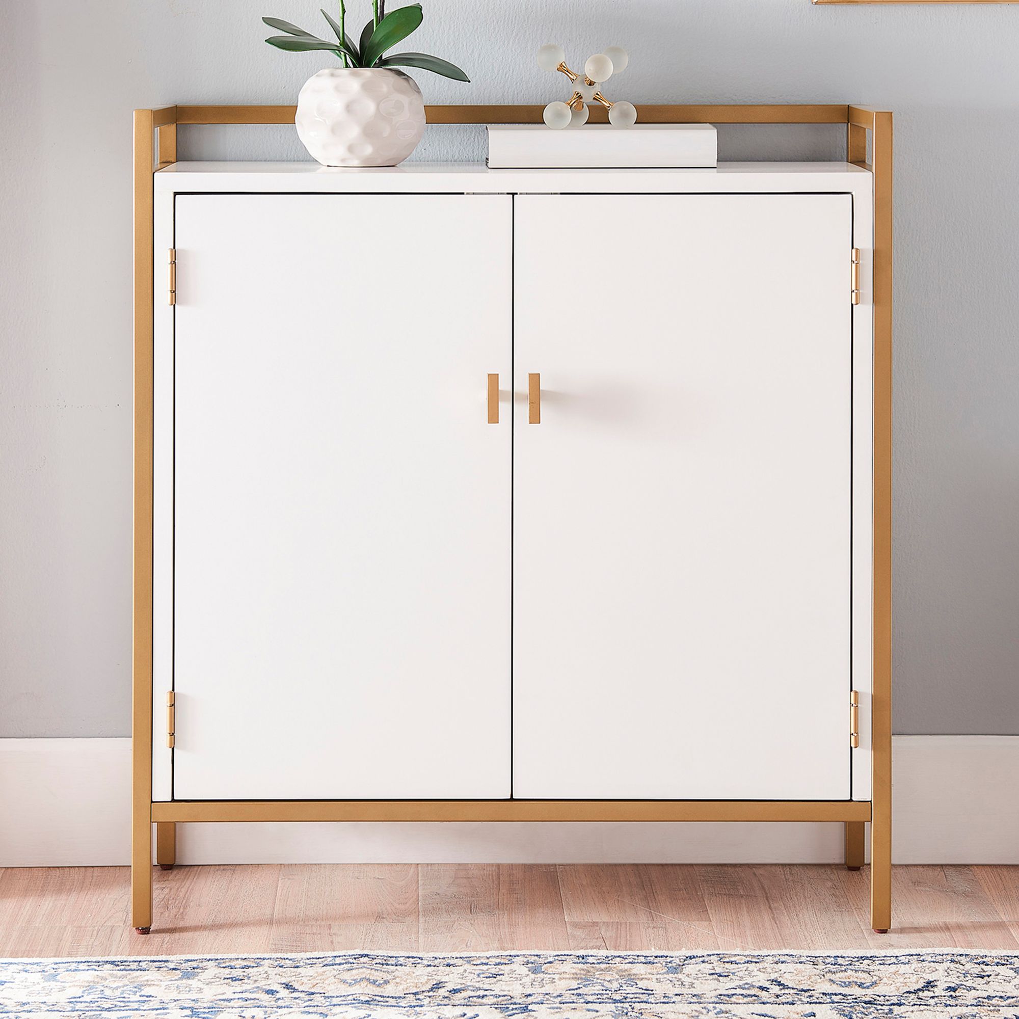 Metal white cabinet online
