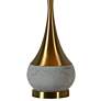 Thumbnail3 of Claudia Concrete with Antique Bronze Table Lamps Set of 2 more views
