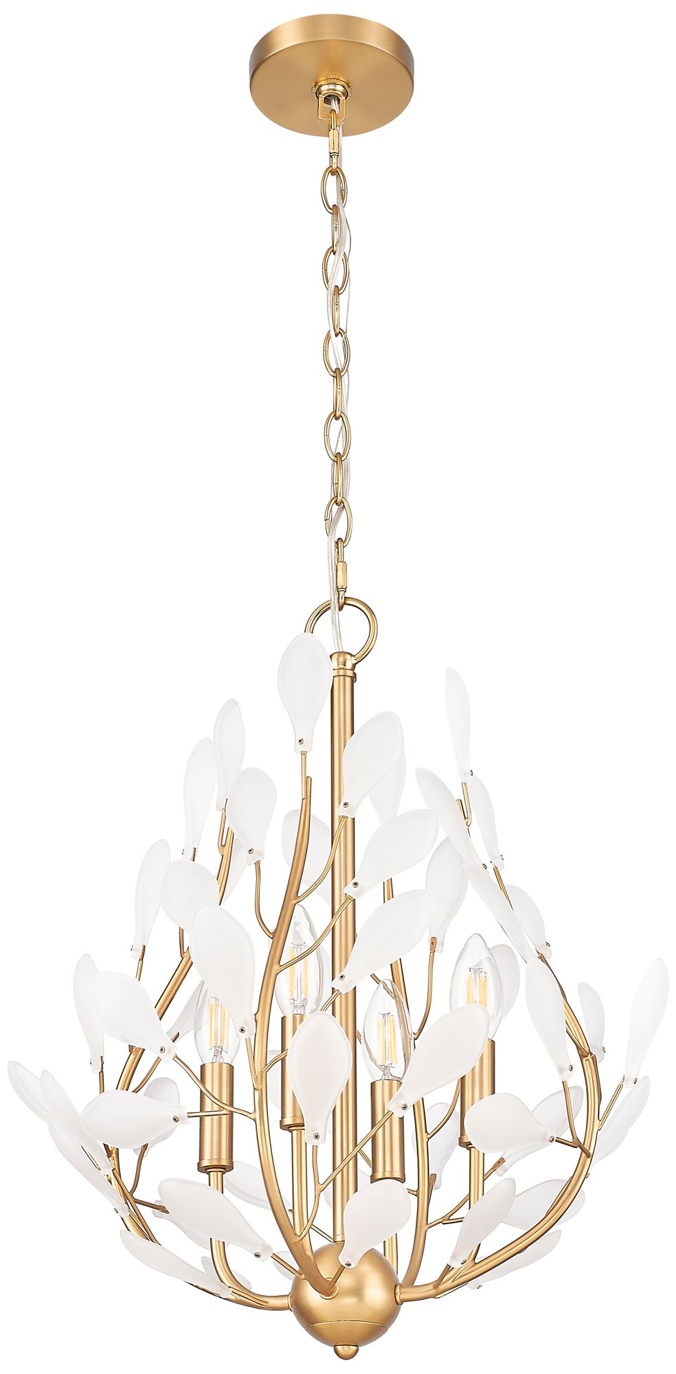Image 7 Claudine by Z-Lite 18 inch Modern Gold 4 Light Chandelier more views
